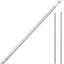 POOLPURE Pool Pole Telescopic, 8FT Aluminum Lightweigh Swimming Pool Pole, Adjustable Length 4 to 8 Feet for Skimmer Nets, Hook, Vacuum Heads and Brushes, Strong Grip & Twist Lock