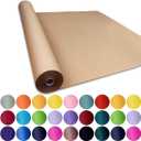 SMART&CASUAL 48" x 2,520" (210') Brown Kraft Craft Paper Roll for Gift Wrapping Bulletin Board Bouquet Flower Kids Art Packing Parcel Table Covering 70GSM 50LB (Brown, 48" x 210')