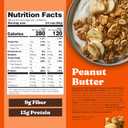 Catalina Crunch Protein Granola - Low Sugar Breakfast Cereal with 13g of Protein - Gluten Free, Keto Friendly - Peanut Butter - 8 oz. Bag (Pack of 1) (EXP 11/26/26)