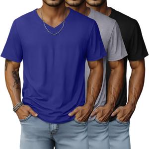 Neer 3 Pack Men's Big and Tall T-Shirts, 3-Color, 6X-Large