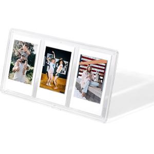 3 Grids Clear Mini Photo Vertical Frame for Polaroid Fujifilm Instax Mini 8 9 11 12 EVO/NONS SL42 SL645 Instant Films