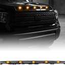 Front Upper Hood Bulge Insert Light for Toyota Tundra 2014-2021 Front Grill Inserts Amber Light
