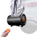 Retractable Automatic Car Cover with Remote, Portable Smart Full Car Shade for Sedans, 10-Second Setup & Storage, Hail Protection Car Tent Awning, Built-in Battery for 50 Uses (4.9-5.15M)