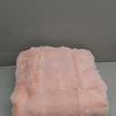 Super Soft Shaggy Faux Fur Blanket Ultra Plush Decorative Throw Blanket for Kids(Peach,51"x63")