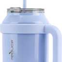 REDUCE 50 oz Mug Tumbler with Handle and Straw - Stainless Steel with Sip-It-Your-Way Lid - Keeps Water Cold up to 36 Hours - Sweat Proof, Dishwasher Safe, BPA Free - Glacier, Opaque Gloss