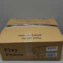 Baby Playpen with Mat, 50x50 Inch Playpen with Mat Waterproof for Babies and Toddlers Play Pen Playards Safety Gate Fence Active Center Indoor (Dark Grey + Mat)