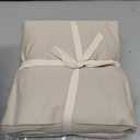 LBRO2M 100% Linen Sheet Set Queen Size, Bed Sheets 4 Piece Sets, Solid Color Natural Flax Bed Sheets Soft Breathable Bedding,16" Deep Pocket,All Season (Queen, Linen)