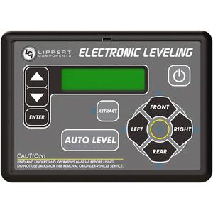 Lippert Ground Control RV 5th Wheel and Travel Trailer Leveling System Replacement Touchpad with Auto-Leveling Button - 421484