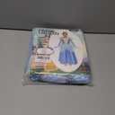 ROC PARTY Girls Fairytale Princess Costume Blue Halloween Dress with Gloves Headband & Choker  Kids Party Outfit (Blue)