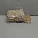 Woanger 100 Pcs Burlap Gift Bags with 100 Pcs Kraft Paper Gift Tags Drawstring Favor Bulk Burlap Sack Bags for DIY Wedding Party Craft(3 x 4 Inch,Light Brown) (Beige)