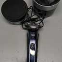 Philips Norelco Shaver i9000, Wet & Dry Electric Shaver, Taubenblau, SenseIQ Technology, Triple Lift & Cut System, 360 Rotating Dual SteelPrecision Precision Blades, Beard Styler, Model X9001/91 (i9000 + QCP & Trimmer, Gray)