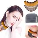 4 x New Lymphatic Contour Face Brush, Lymphatic Drainage Massager for Face,Ergonomically Designed to Fit The Skin Precisely and Relieve Fatigue