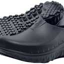 Shoes for Crews Unisex Slip-Resistant Work Clogs - Comfortable, Non-Slip Work Shoes for Men & Women in Food Service, Healthcare, Hospitality - Bloodstone, Black, Men's 11 / Women's 13