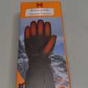 Heated Gloves - 5V Rechargeable, Waterproof, Non-Slip Electric Heating Gloves for Cycling, Skiing, Hiking, Hunting (Large)