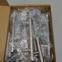 Homdiy 15 Pack 3-1/2 Inch Brushed Nickel Cabinet Pulls - Modern Handles for Drawers and Doors, Stainless Steel Hardware