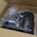 Aeitto Classic Horizontal Cold Press Juicer, Slow Masticating Juicer with Quiet Motor, High Juice Yield, Easy to Clean, Juicer Machines with Soft & Hard Modes for Fruits & Vegetables, Premium Black