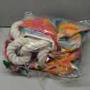 Beach Bag and Pool Bag Has Cooler Pocket, 7 Pockets Total, Zip Top. Family Size Waterproof Beach Tote (Colorful Starfish)