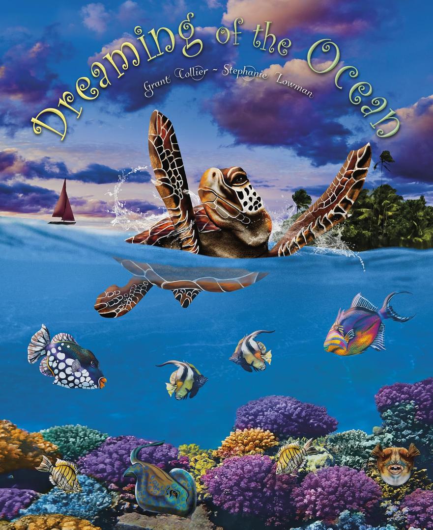 Dreaming of the Ocean (An educational children's picture book about sea creatures, including turtles, fish, giant squid, anglerfish, and whales - a great bedtime / good night story for kids)