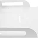 Wall Mount Projector Shelf and Camera Tray White Metal Bracket Universal Router Modem Holder for Home Theater Office Living Room
