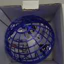 2025 Flying Orb Ball Toy - Hand Controlled Hover Boomerang with RGB Lights, Cosmic Globe Fidget Spinner Mini Drone, Safe Indoor Outdoor Gift for 6+ Boys Girls Teens (Blue)