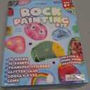 Dan&Darci Rock Painting Kit for Kids - Arts and Crafts for Girls & Boys Ages 6-12 - Craft Kits Art Set - Supplies for Rocks Paint - Best Tween Gift Ideas for Kid Activities Age 6 7 8 9 10 11 (Multi-color)