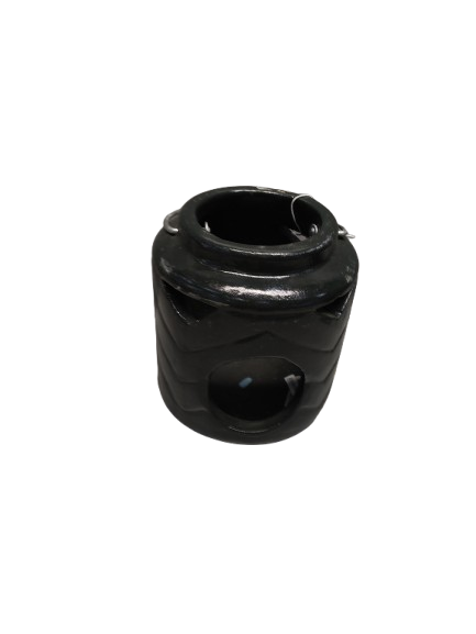 Black Ceramic Candle Holder
