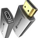 Reborn USB C Female to HDMI Male Adapter | 4K Uni-Directional USB Type C Source to HDMI 2.0 Display Converter Thunderbolt 3/4 to HDMI for MacBook Pro/Air, Galaxy S8 to S23, Surface - 1 Pack