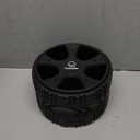 Back Roller, Back Wheel Targeted Back Pain Relief, Yoga Wheel Muscle Massage, Foam Roller for Trigger Point Therapy Physical, Stretching & Exercise, 880lbs Capacity, 10 Inch (Black+Black)