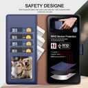 Compatible with Samsung Galaxy S26 Plus Case Wallet with Card Holder [4 Card Slot] Women Men,RFID Blocking PU Leather Phone Case Flip Protector Cover Credit Card Slot Kickstand,Dark Blue