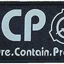 Black SCP Foundation Special Containment Procedures Foundation Logo Military Hook Loop Tactics Morale Luminous Patch Tactical Bag Accessories Tactical and Personal Defense Tactical Bags and Packs
