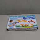 Fuwidvia 3 Pack Airplane Launcher Toys, 13.2'' LED Foam Glider Plane Toy for Boys, 2 Flight Modes Outdoor Flying Toys Birthday Gifts for Boys Girls 4 5 6 7 8 9 10 11 12 Year Old (Blue&Green&Orange)