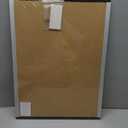 Amazon Basics Cork BulletinBoard, 23" x 17", Pin Board for Office & Home with Aluminum/Plastic Frame, 1 Pack