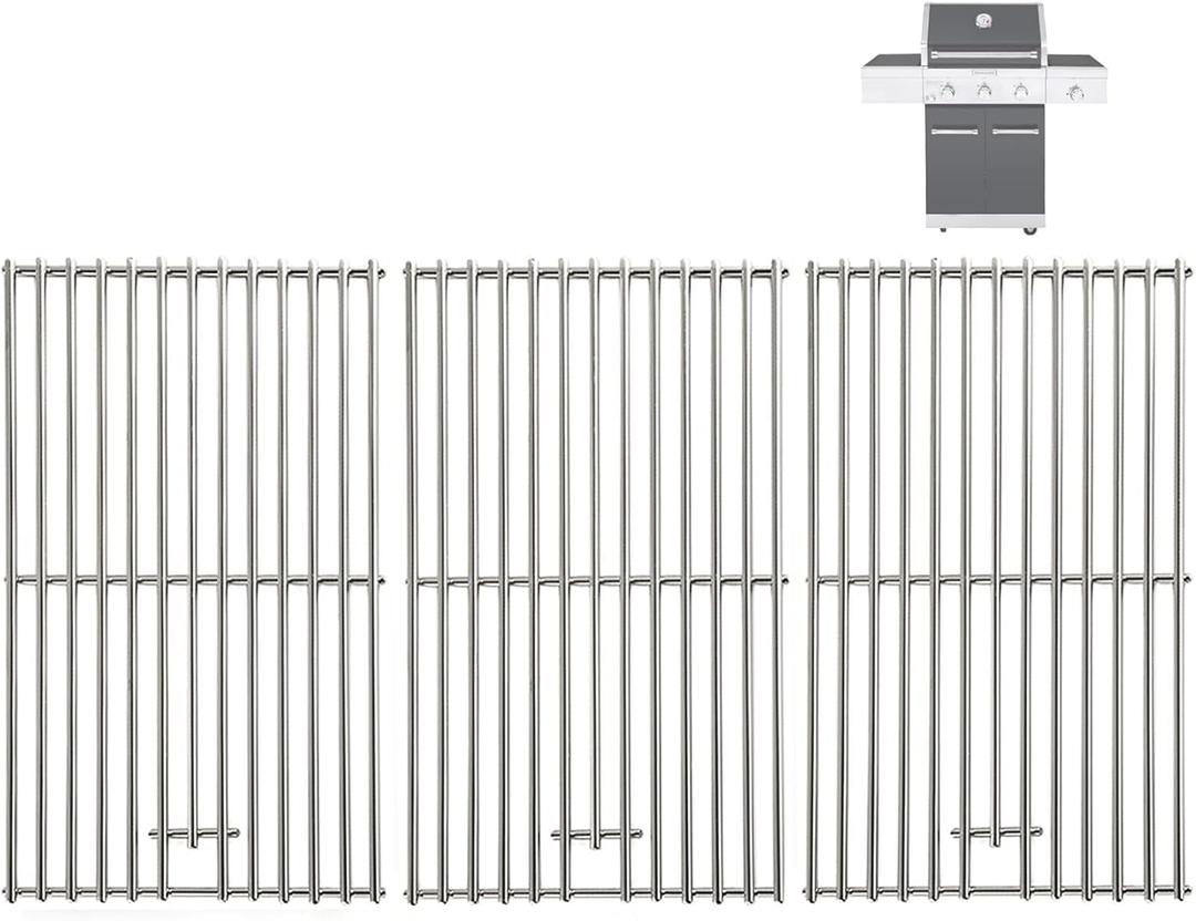 Replacement Parts for Kitchen Aid 720-0787D 720-0953 730-0953 720-0953L 730-0787D for Kitchenaid Grill Parts, Cooking Grates for Kitchenaid Grill Replacement Parts, Solid Stainless Steel