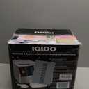 Igloo Electric Countertop Ice Maker Machine - Automatic and Portable - 33 Pounds in 24 Hours - Icecube Maker - Plastic Scoop and Basket - Ideal for Iced Coffee and Cocktails - Stainless Steel