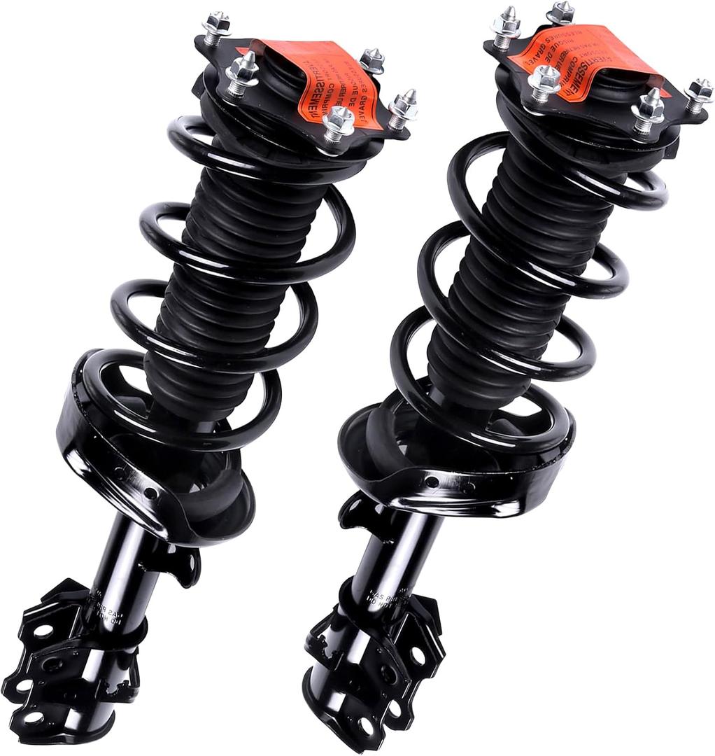 ASAPE 2PCS Front Complete Struts Assembly w/Coil Spring Fit for 2012-2014 for Honda CR-V (Excludes Touring) 2007-2011 for Honda CR-V Shock Absorber Assembly Replace OE 272492 272491