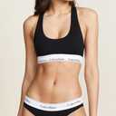 Calvin Klein Women's Modern Cotton Unlined Wireless Bralette (Black, S)