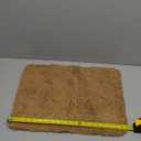 Plush Hotel Bedroom Rectangle Soft Anti- Floor Rug Mat Doormat 80cm x 50cm Khaki 