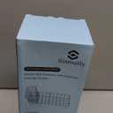 Sinnsally Kitchen Sponge Holder,Sink Caddy Organizer with Brush Holder,Stainless Steel Sink Box Dish Scrubber Holder with Self Drain Tray,Soap Dispenser Storage Accessories for Kitchen Counter(Black)