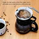 Size 02 Cone Coffee Filters, 100 Count Unbleached Natural Paper Coffee Filter for 2-4 Cup Pour Over - Compatible with Drip Coffee Maker and V60 Coffee Filters