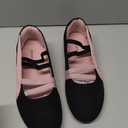 iiimmu Women Ballet Flats Fashion Sneakers Mary Jane Shoes with Elastic Straps with Cushioned Insole 7.5