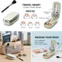2 x Portable Pill Cutter and Splitter - Easy-to-Use Cutter for 1/2, 1/4, and Tiny Pills - Compact, Durable, and Ideal for Medication Precision