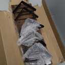 BAYKA Wall Shelves for Bedroom Decor, Floating Wall Shelves for Living Room Kitchen Storage, Mounted Rustic Wood Floating Shelves for Kids Books, Corner Shelf for Bathroom(Rustic BrownSet of 4) (16-inch Mixed)