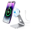 Syncwire Magnetic Wireless Charger, Fast Wireless Charging Stand Compatible Magsafe for Apple iPhone 16/15/14/13/12 Series, 16 15 14 13 12 Pro Max/Pro/Plus, AirPods 3/Pro, (Power Supply Not Included)