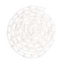 US Weight 2" x 500' SunSheild Plastic Safety Chain – White
