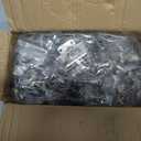 Chumia 100 Pack Soft Closing Cabinet Hinges for Kitchen 1/2 Inch Partial Overlay Kitchen Cabinet Door Hinges 105 Degree Concealed with Mounting Screws for Frameless Face Frame Door