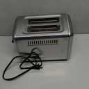 Hamilton Beach 2 Slice Toaster with Extra-Wide Slots, Bagel Setting, Toast Boost, Slide-Out Crumb Tray, Auto-Shutoff & Cancel Button, Defrost Function, Stainless Steel (22794)