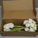 Floroom Ranunculus Artificial Flowers 18 Pcs Ivory Faux Silk Mini Ranunculus Bulk Fake Wedding Filler Flowers for DIY Bouquets, Centerpieces, Bridal Shower Decorations & Arrangements