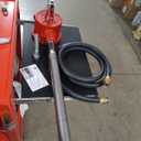 Fill-Rite FR152 Piston Hand Pump with Hose & Nozzle Spout, Red
