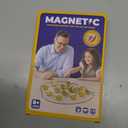 Upgraded Magnetic Chess Game with 40 Magnetic Stones & 2 Adjustable Ropes Portable Strategy Game for Family Night, Travel, Party Toy STEM/Logic/Strategy Games for Kids & Adults, (Yellow)