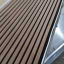 Art3d 2 Pack 94.5 x 24 inch Wood Slat Acoustic Panels for Wall & Ceiling - 31 sq.ft 3D Fluted Sound Absorbing Panel with Wood Finish, Walnut